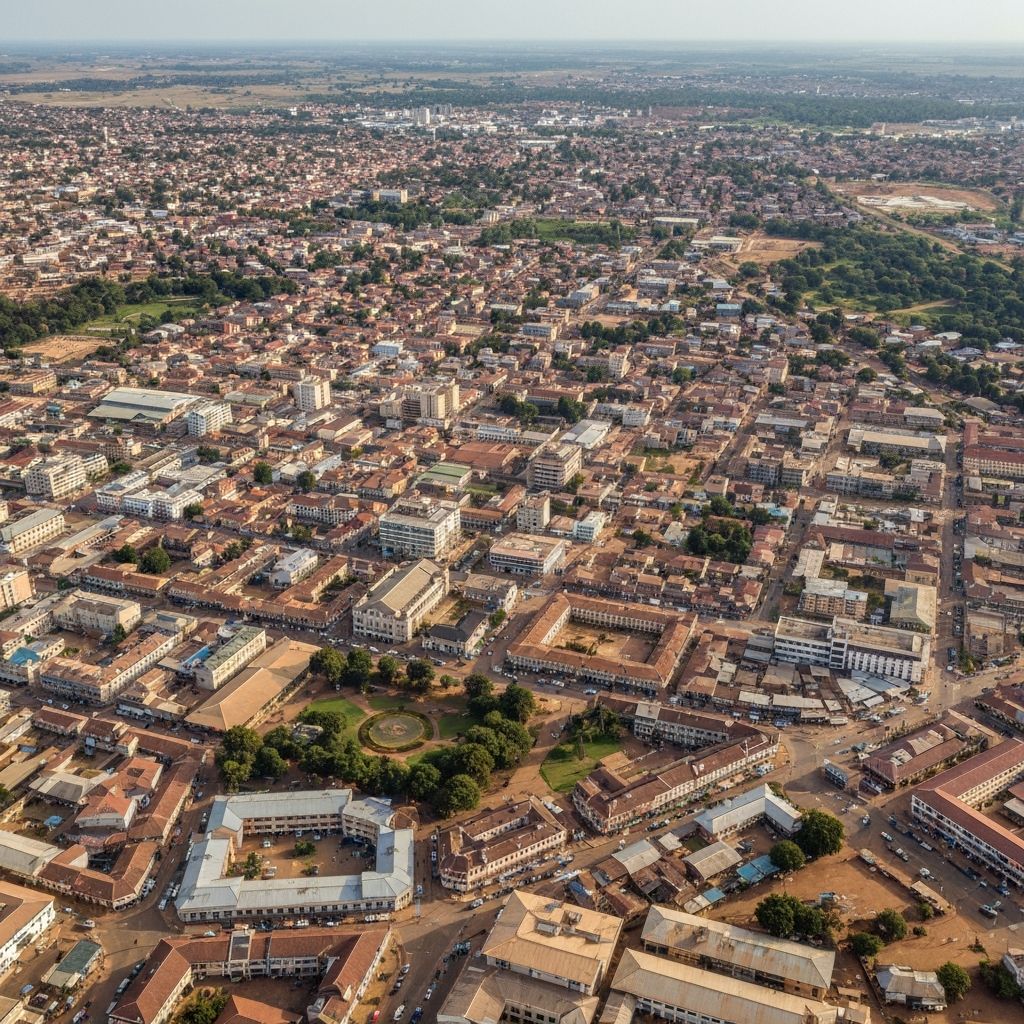 Localisation du studio à Lubumbashi